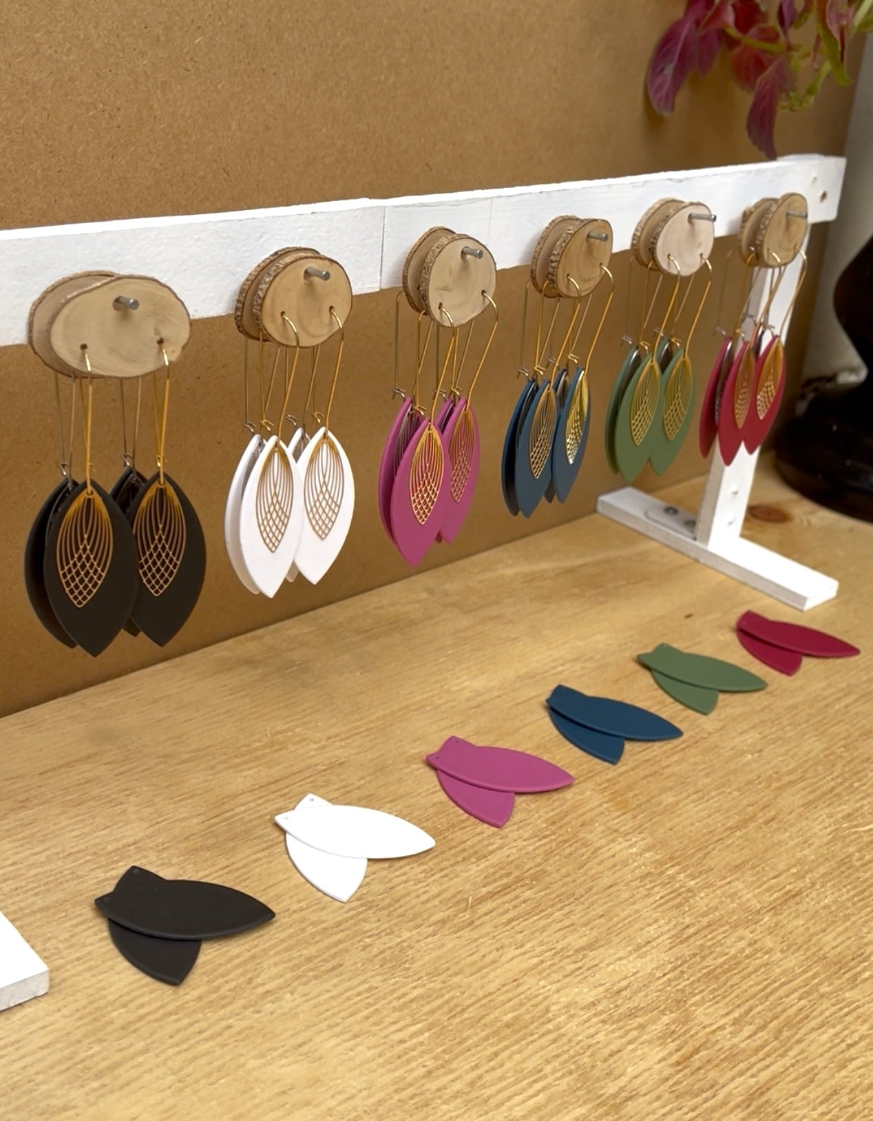 Interchangeable Colour Earrings
