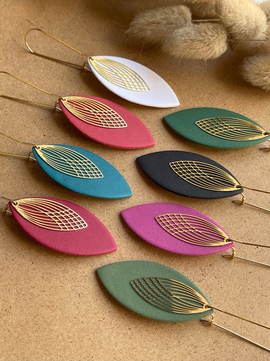 Interchangeable Colour Earrings
