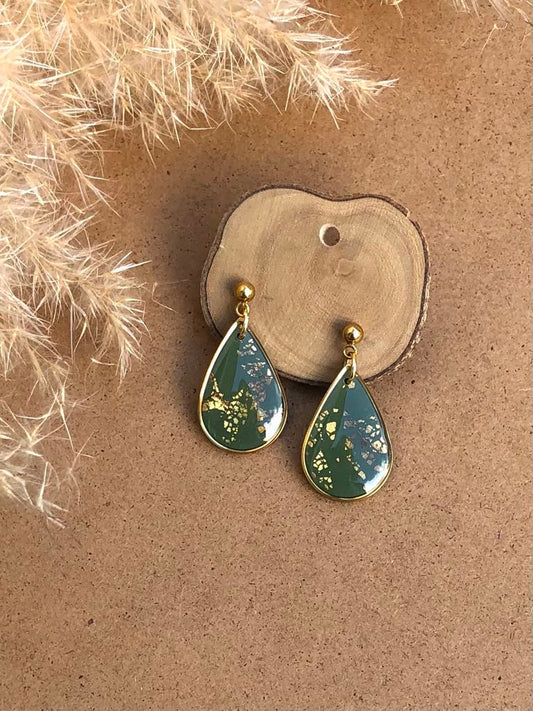 Handmade PolymerClay earrings, extremely light, stainless steel and hypoallergenic. 