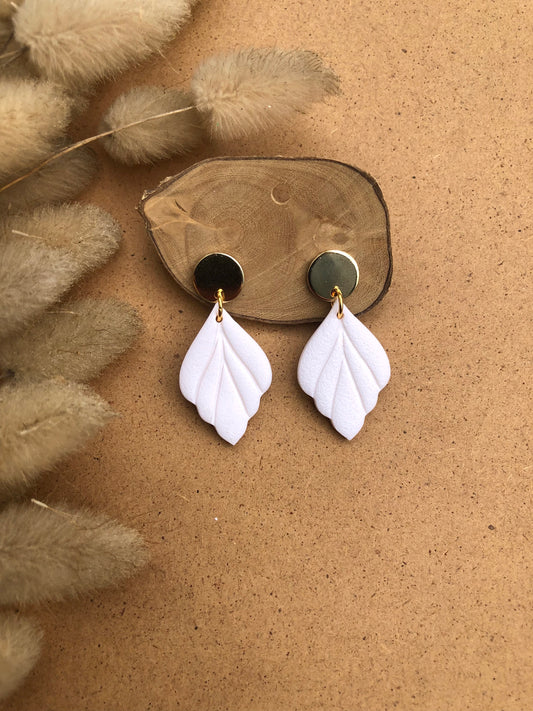 Handmade PolymerClay earrings, extremely light, stainless steel.
