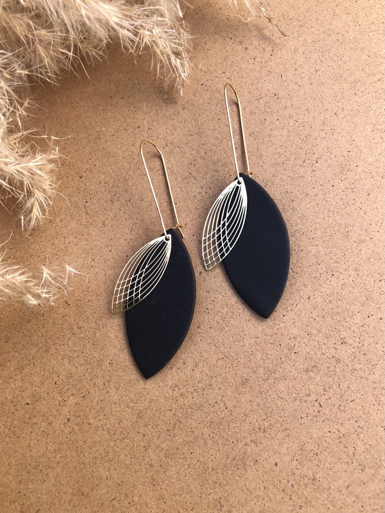 Handmade PolymerClay earrings, extremely light, stainless steel and hypoallergenic. 