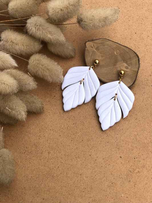 Handmade PolymerClay earrings, extremely light, stainless steel and hypoallergenic. 